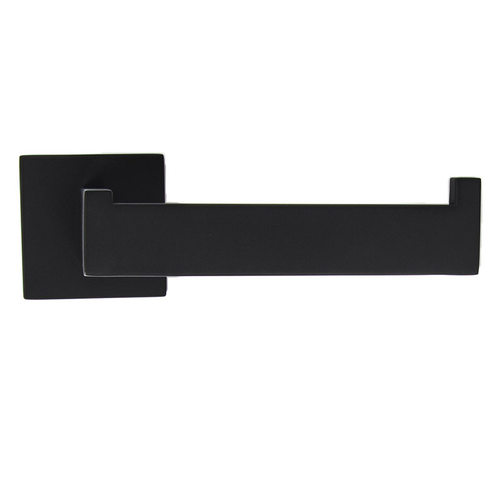 Matt Black Bathroom Bath Hardware Sets Toilet Paper Holder &
