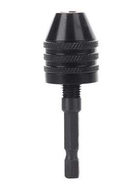 0.3-6.5mm Keyless Chuck Adapter 1/4 Inch Hex Shank Drill Chu