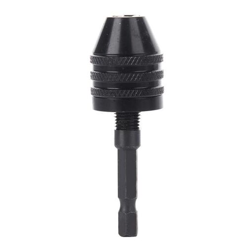 0.3-6.5mm Keyless Chuck Adapter 1/4 Inch Hex Shank Drill Chu