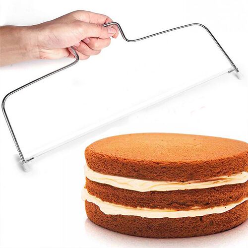 Portable 1PC Double Line Cake Cut Slicer Adjustable Stainles
