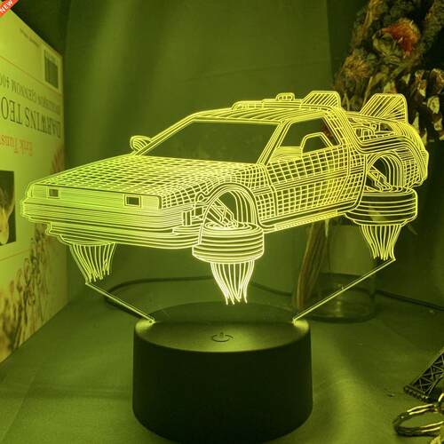 Science Fiction Car Led Night Light for Kids Bedroom Decor U