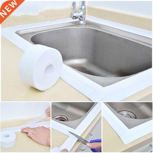 1 Roll Waterproof Bath Sealing Tape Bathroom Kitchen Shower