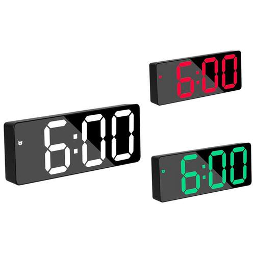 Digital Alarm Clock Bedside LED Travel Clocks with 12/24H Da
