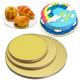18/5pcs Round Cake Boards Set Cakeboard Base Disposable