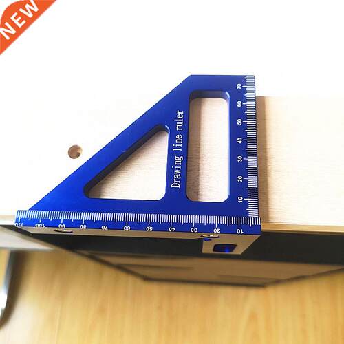Aluminum Alloy Miter Triangle Ruler Woodworking Square Protr
