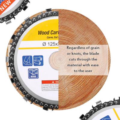 5 Inch 14 Teeth Grinder Chain Disc 22mm Arbor Woodworking Ca