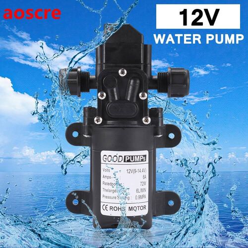 DC 12 Volt 24v 60W 5L/Min Small Water Pump Automatic Pressur