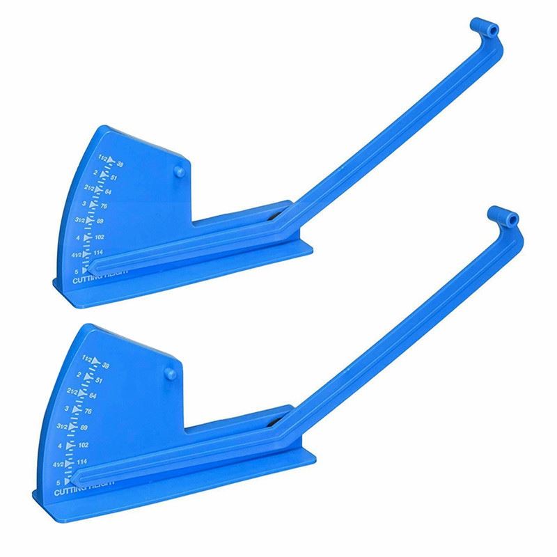 1 Set of 2 Deck Level Rulers Lawn Mower Vehicle Measuring Ba
