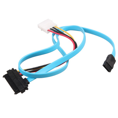 7 Pin SATA Serial ATA to SAS 29 Pin and 4 Pin Power Adapter