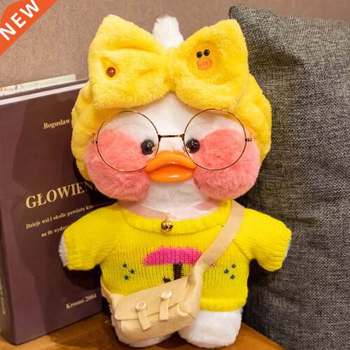 30cm LaLafanfan Cafe Duck Plush Toys Pillow Stuffed Lucky Du