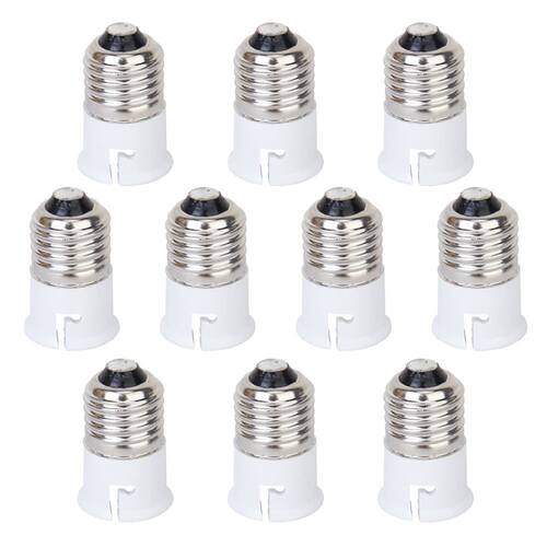 10 pcs E27 to B22 Bulb Lamp Pin Socket Adapter Converter Hol
