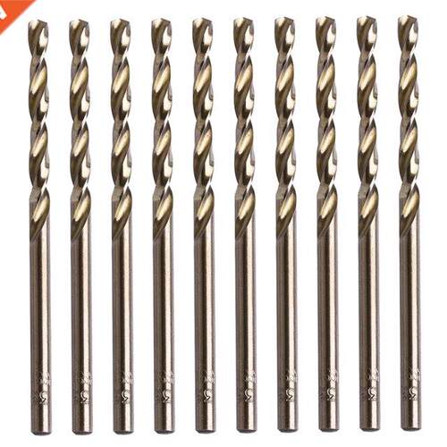 10Pcs/Set 3.5mm M35 Triangle Shank HSS-Co Cobalt Twist Drill