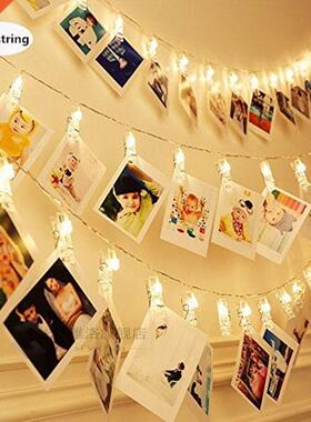 1.5M 10leds Photo Holder LED String lights Christmas New Y
