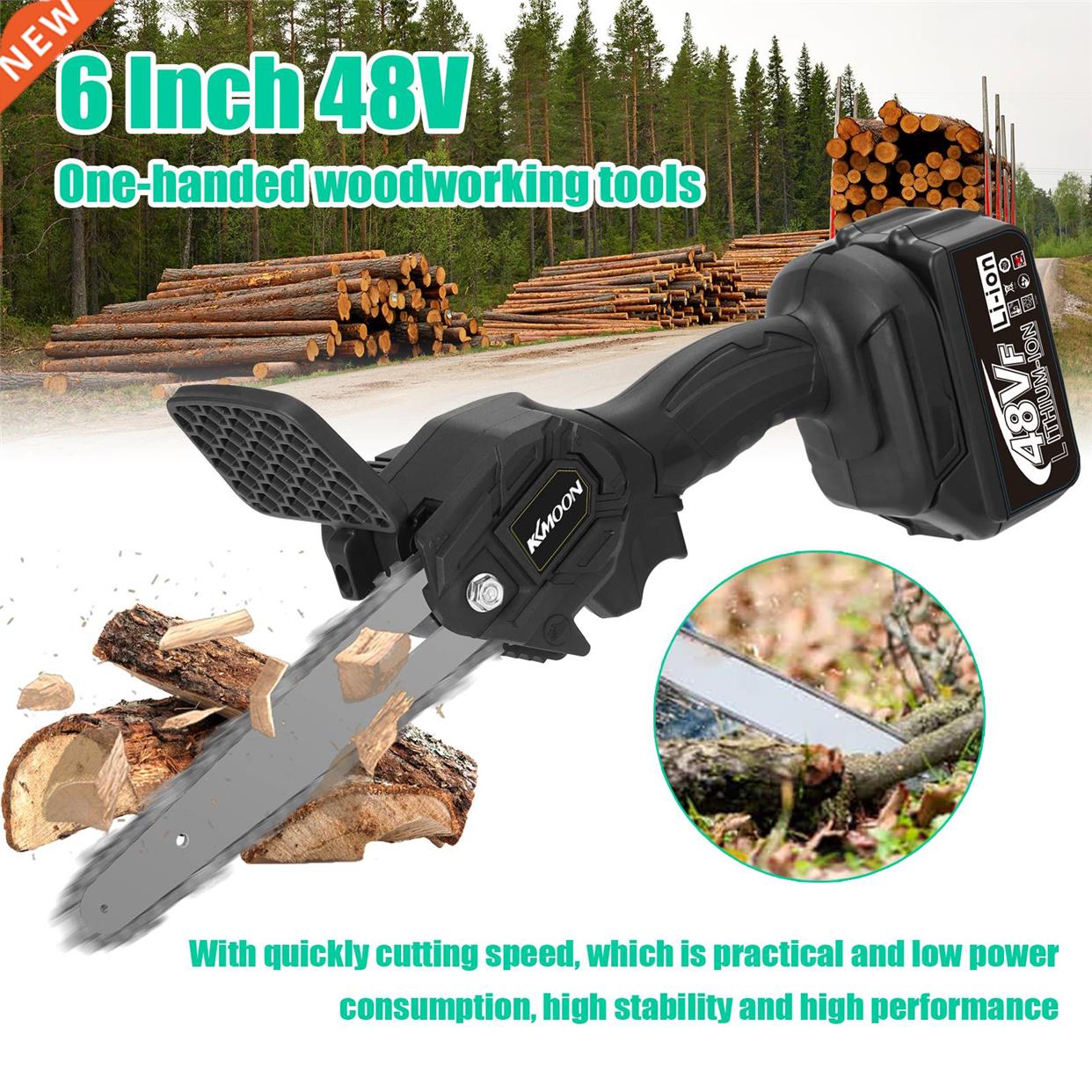 6 Inch Electric Infinitely Variable Speeds Pruning Saws Rech