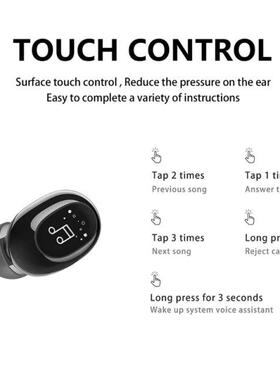 1PC F911 Wireless Button Control TWS 5.0 Bluetooth-compatibl