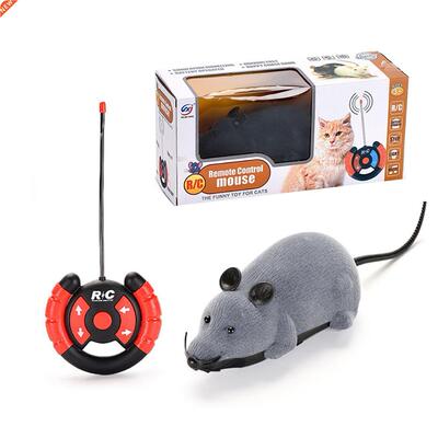 Plush Mouse Mechanical Motion Rat Wireless Remote Electronic