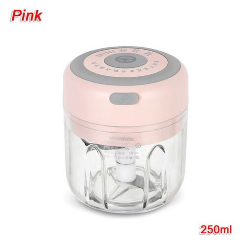 Electric Garlic Press 100/250ml Kitchen Garlic Crusher USB W