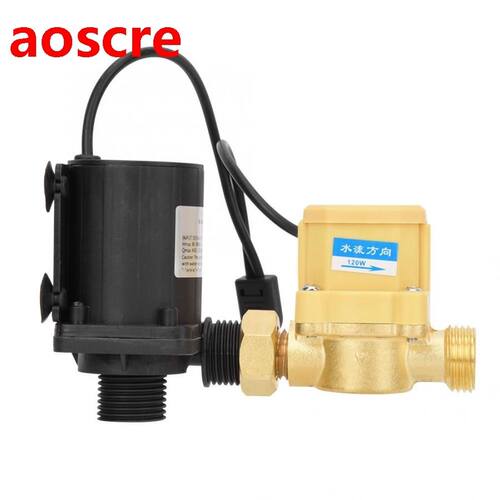 Brushless DC Water Pump with Switch 24V Electric 1000L/h G1/