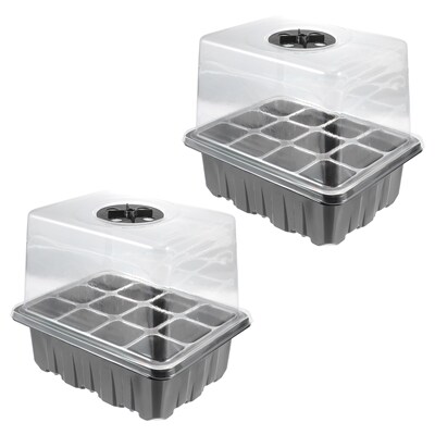 2pcs Adjustable Plant Growing Care Boxes Plant Trays