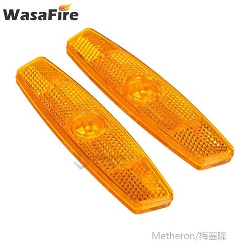 2pcs Bicycle Spoke Reflector Vintage  Bike Wheel Rim Reflect