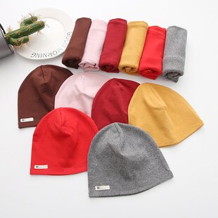 2pcs/set Fashion Newborn Baby Pure Cotton Hat Ear Protection