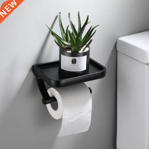 Space Aluminum Toilet Paper Holder Bathroom Wall Mount WC Pa