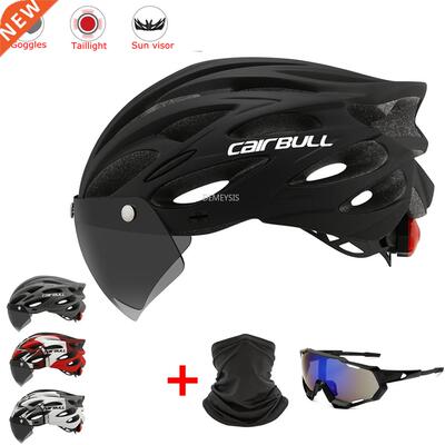 Intergrally-molded Mountain Bike Helmet with Removable Goggl