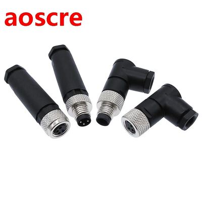M8 Sensor connector Screw Threaded plug coupling Male Female