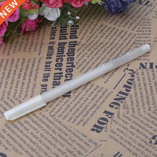 White Hook Liner Pens Black Paper Highlighter Reviser 0.8mm