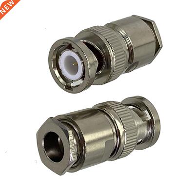 1pcs Connector BNC Plug Male Clamp For RG5 RG6 LMR00 RG04