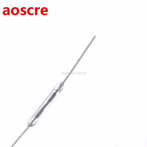 10 Pcs 2x14mm Reed Switch Normally Open Magnetic Induction S