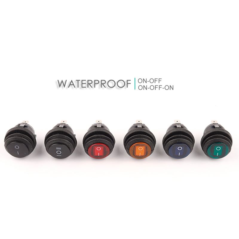 KCD1 23mm With dust cover Power Rocker Switch ON-OFF 2/ 3Pin