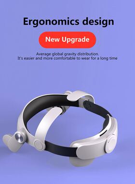 For Oculus Quest 2 Portable Adjustable Headband Leather Foam