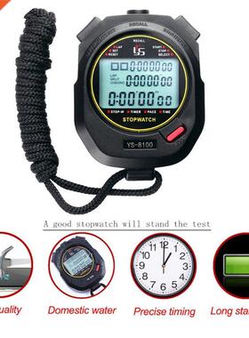 Professional Digital Stopwatch Timer Multifuction Portable O