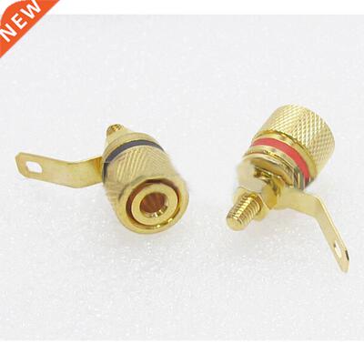4pcs Banana connector Copper Banana plug sockets Speaker ter