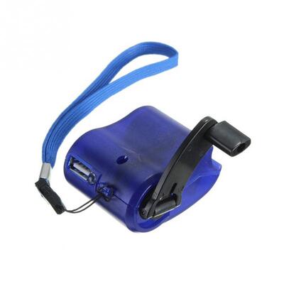 Emergency Hand Power Dynamo Hand Crank USB Chging Chger