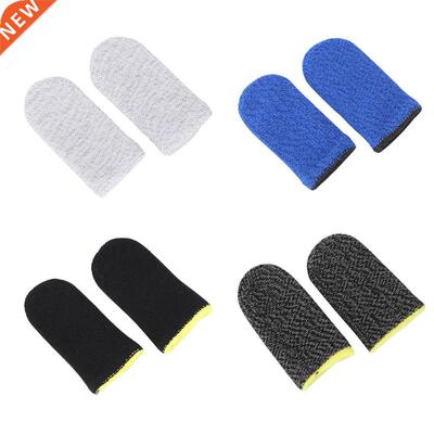 2 Pcs Breathable Game Controller Finger Cover Sweat Proof Ga