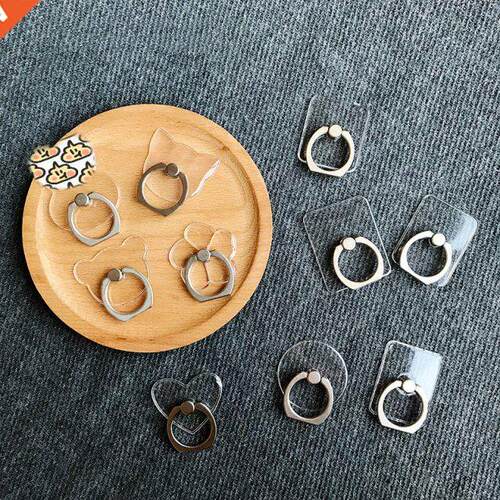 50pcs transparent Mobile Phone Ring Holder Universal 360 Deg
