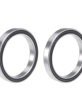 2pcs 6808-2RS Deep Groove Ball Bearing 40x52x7mm Double Seal