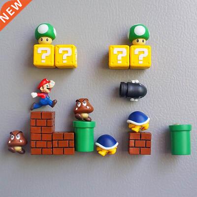 10pcs 3D refrigerator magnet message sticker funny childhood