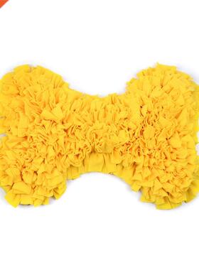 Pet Dog Bone Shape Snuffle Mat Nose Smell Training Blanket S