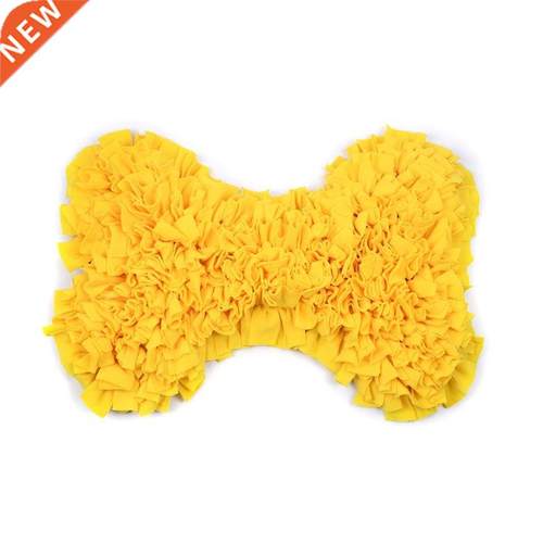 Pet Dog Bone Shape Snuffle Mat Nose Smell Training Blanket S