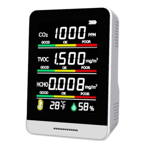CO2 Detector TVOC HCHO Temperature Humidity Detecting Tool I