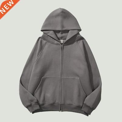 Brand Oversize Fleece Hoodies Sweatshirts Men Stereoscopic L