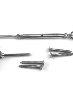 Hand Swage Stud Turnbuckle Deck Toggle Tensioner Set for 3/1