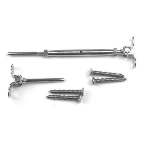 Hand Swage Stud Turnbuckle Deck Toggle Tensioner Set for 3/1