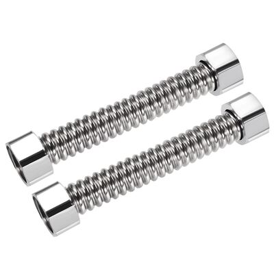 Corrugated Stainless Steel Water Line 3.9inch Long G1/2 Fema