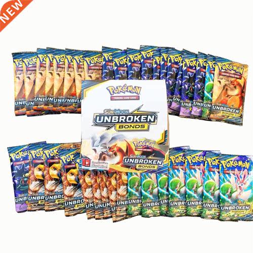 324 Cards Pokemon TCG: Sun Moon NBROKEN BONDS 36-Pack Boost