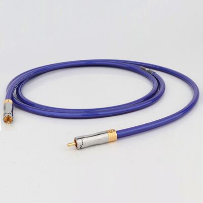 VDH 65G 75ohm Digital Coaxial DAC Cable OCC Sliver Plated Di