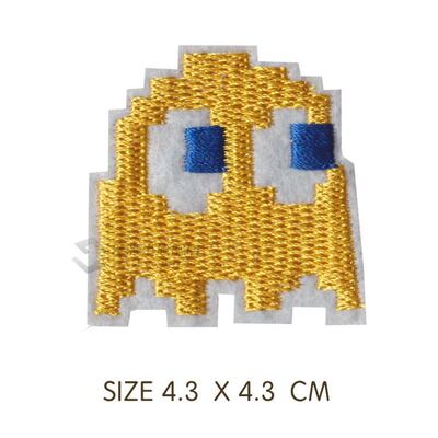 Pacman Iron on Patch Funky Retro 80s Patch